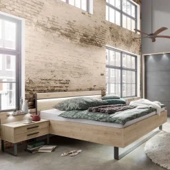 Set Bettanlage mit LED Beleuchtung - Licruva (dreiteilig)