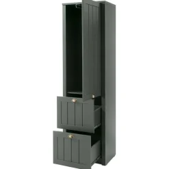 Set Flur Einrichtung in Dunkelgrün - Niestov (fünfteilig)