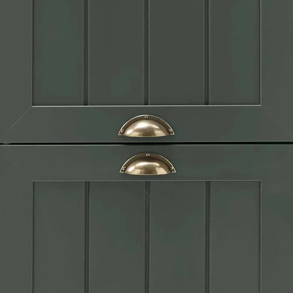 Set Flur Einrichtung in Dunkelgrün - Niestov (fünfteilig)