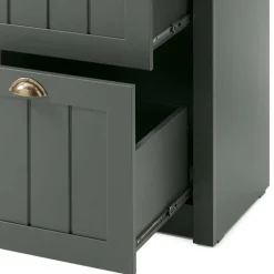 Set Flur Einrichtung in Dunkelgrün - Niestov (fünfteilig)