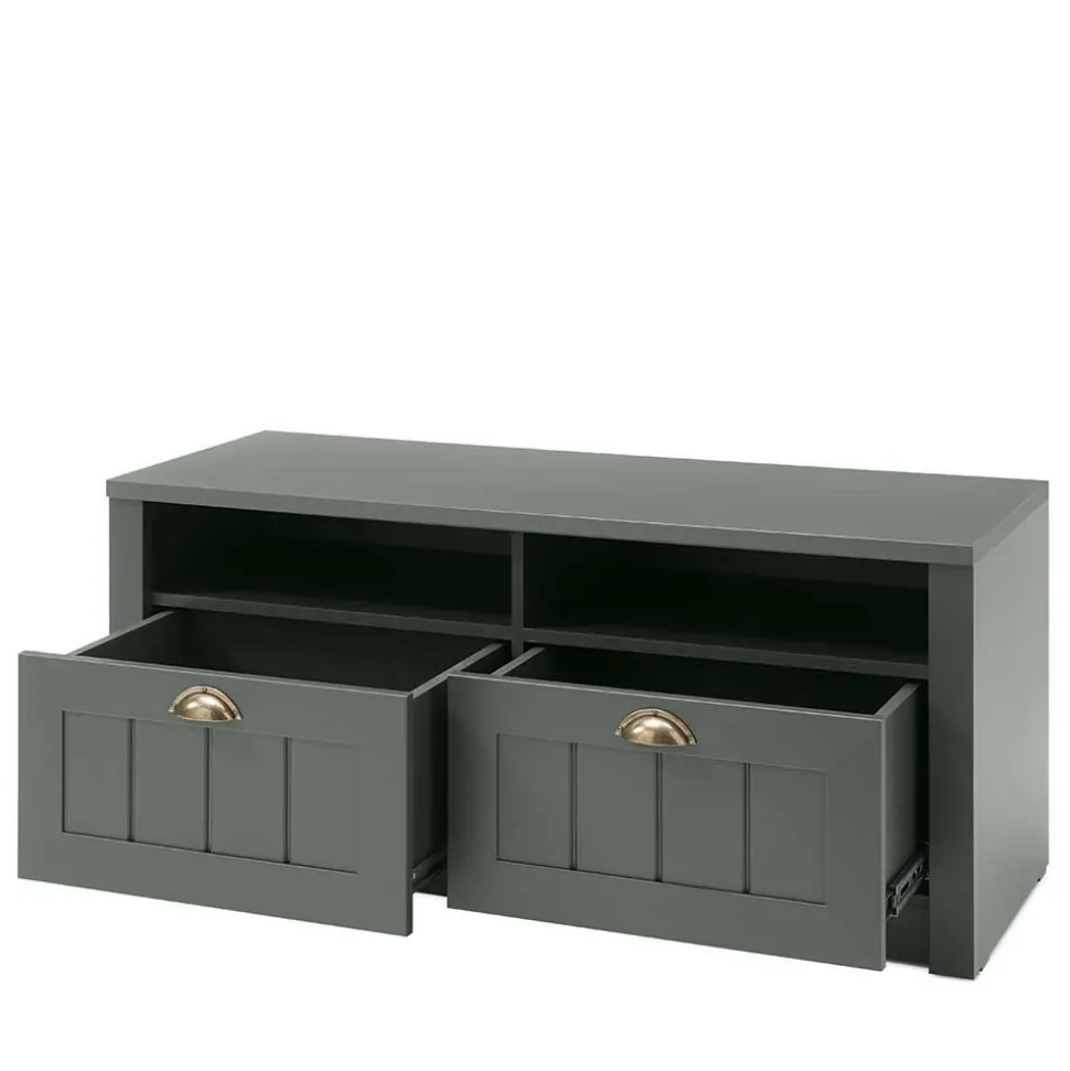 Set Flur Einrichtung in Dunkelgrün - Niestov (fünfteilig)