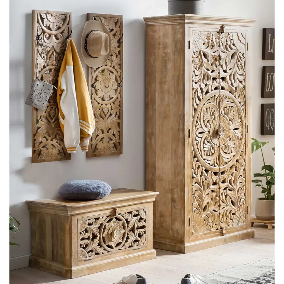 Set Flurmöbel im Ethno Stil - Runiasa (vierteilig)