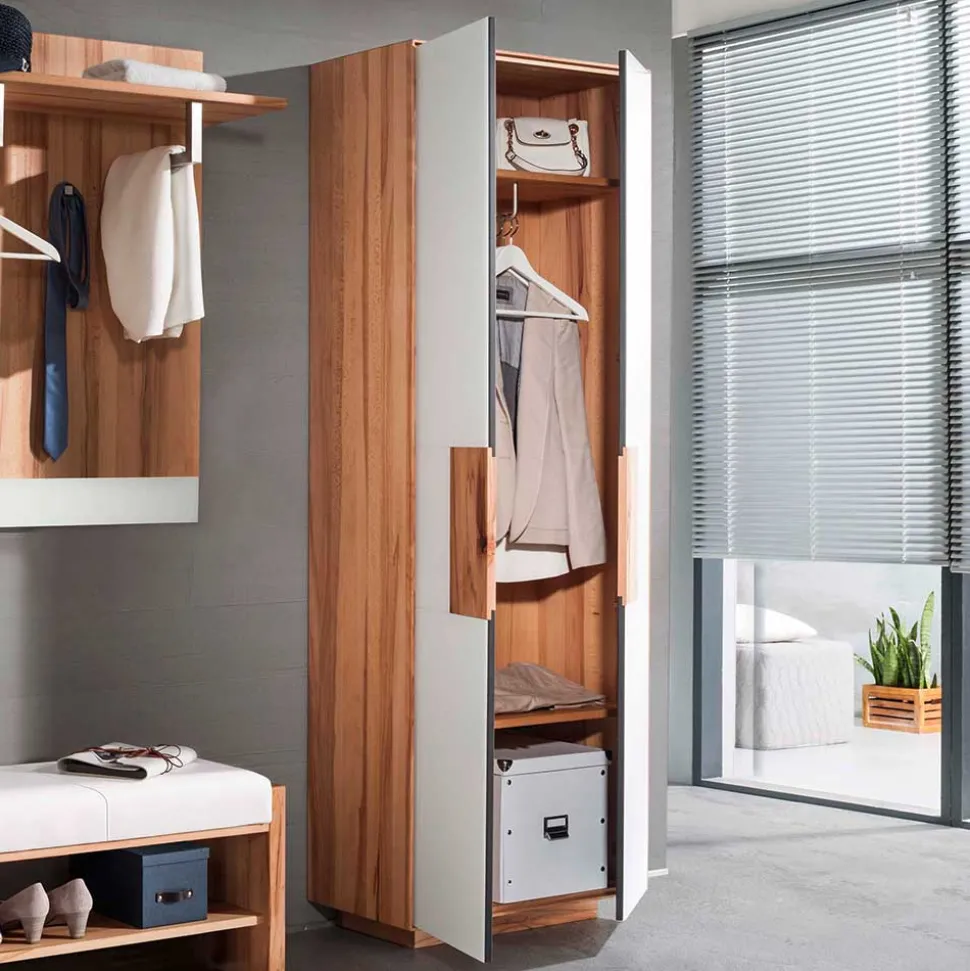 Set Flurmöbel in Weiß Kernbuche - Mandrey (fünfteilig)