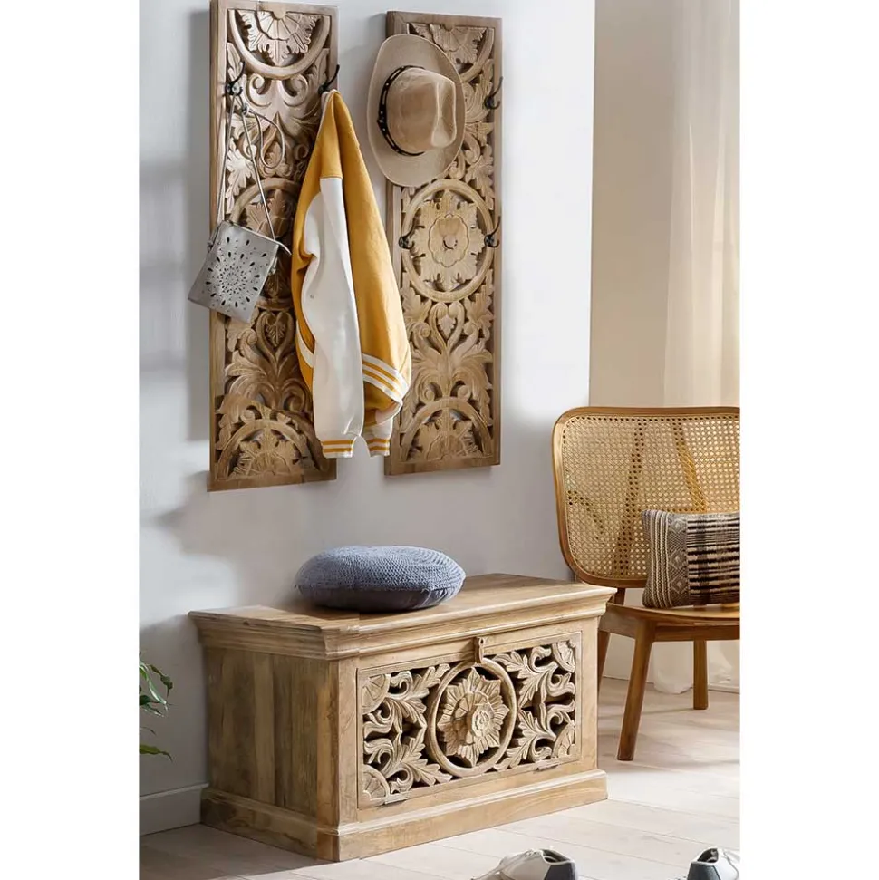 Set Garderoben Möbel im Boho Style - Runiasa (dreiteilig)