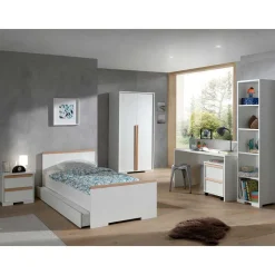Set Jugendmöbel in Weiß - Eldrus (sechsteilig)