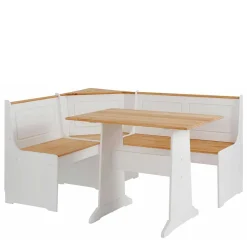 Set Landhaus Eckbank & Tisch - Lilien (zweiteilig)