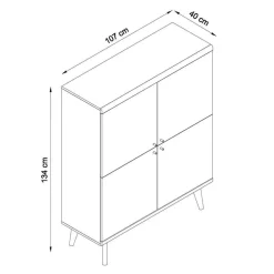Set Wohnzimmer Möbel mit Sofatisch - Cablos I (fünfteilig)