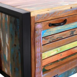 Shabby Chic Bank mit Schuhaufbewahrung - Vosbadus