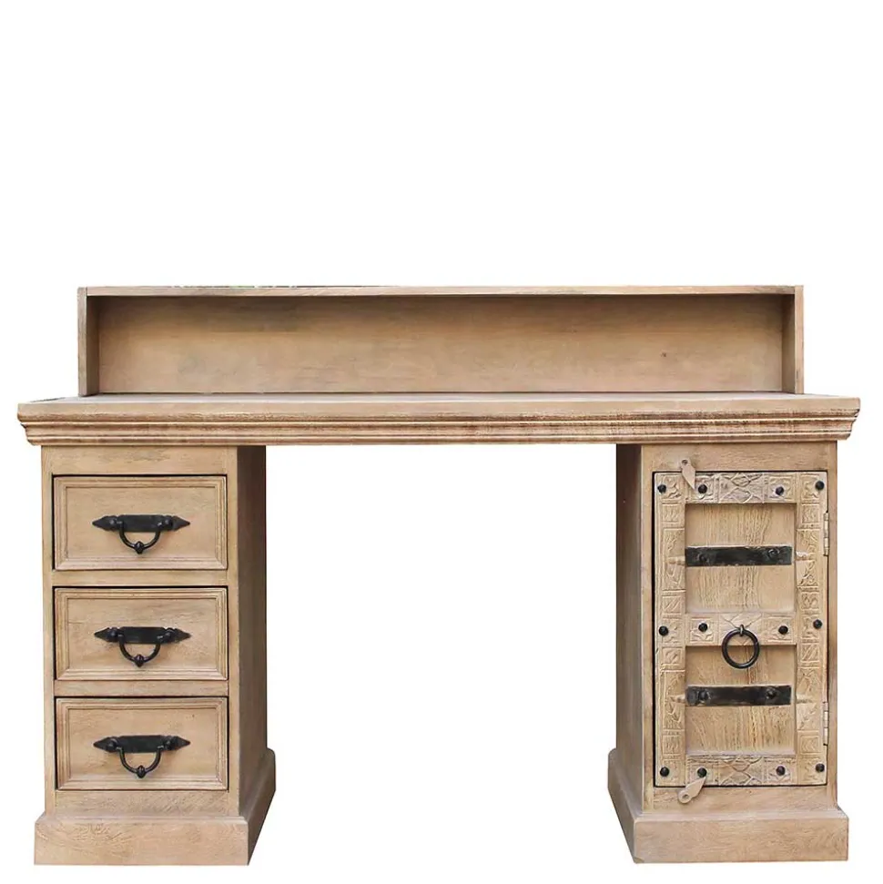 Shabby Chic Design Schreibtisch 132x90x65 cm - Abid