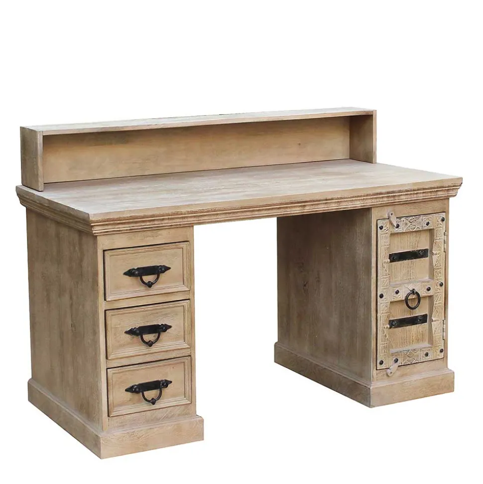 Shabby Chic Design Schreibtisch 132x90x65 cm - Abid