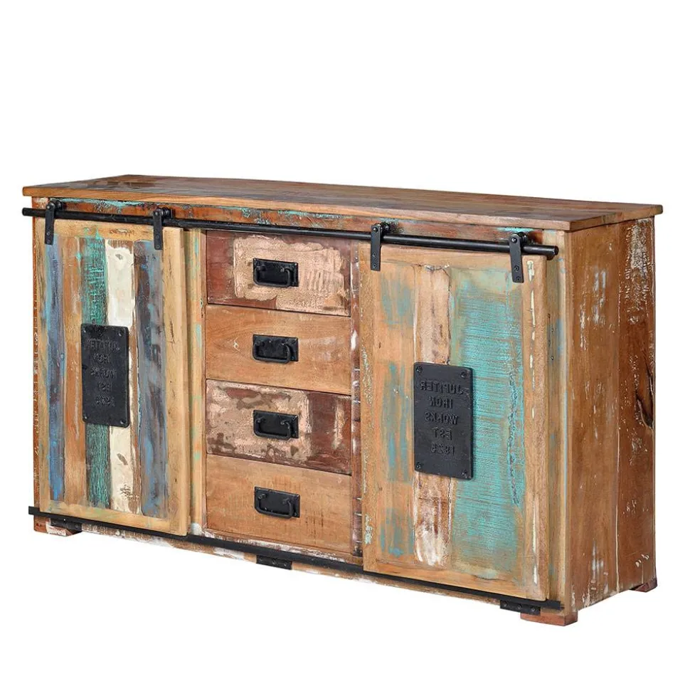 Shabby Chic Kombi-Kommode 150 cm breit - Jevilia