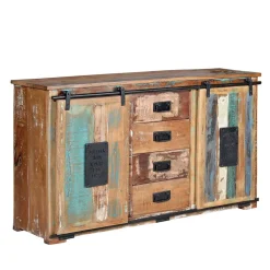 Shabby Chic Kombi-Kommode 150 cm breit - Jevilia