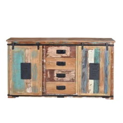 Shabby Chic Kombi-Kommode 150 cm breit - Jevilia