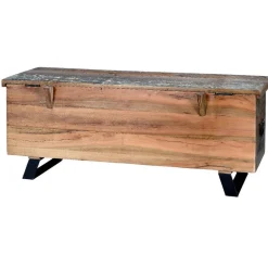 Shabby Chic Truhe aus Recyclingholz - Tunar