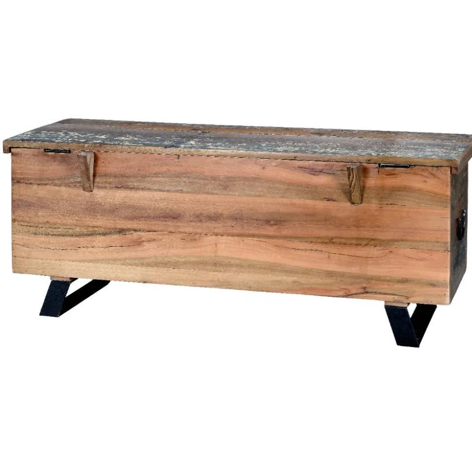 Shabby Chic Truhe aus Recyclingholz - Tunar