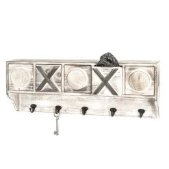 Shabby Chic Wandgarderobe mit fünf Schubladen - Amy