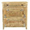 Shabby Design Schuhschrank mit 2 Klappen - Suennas