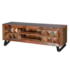 Shabby Design TV Board aus Recyclingholz - Zeremonia