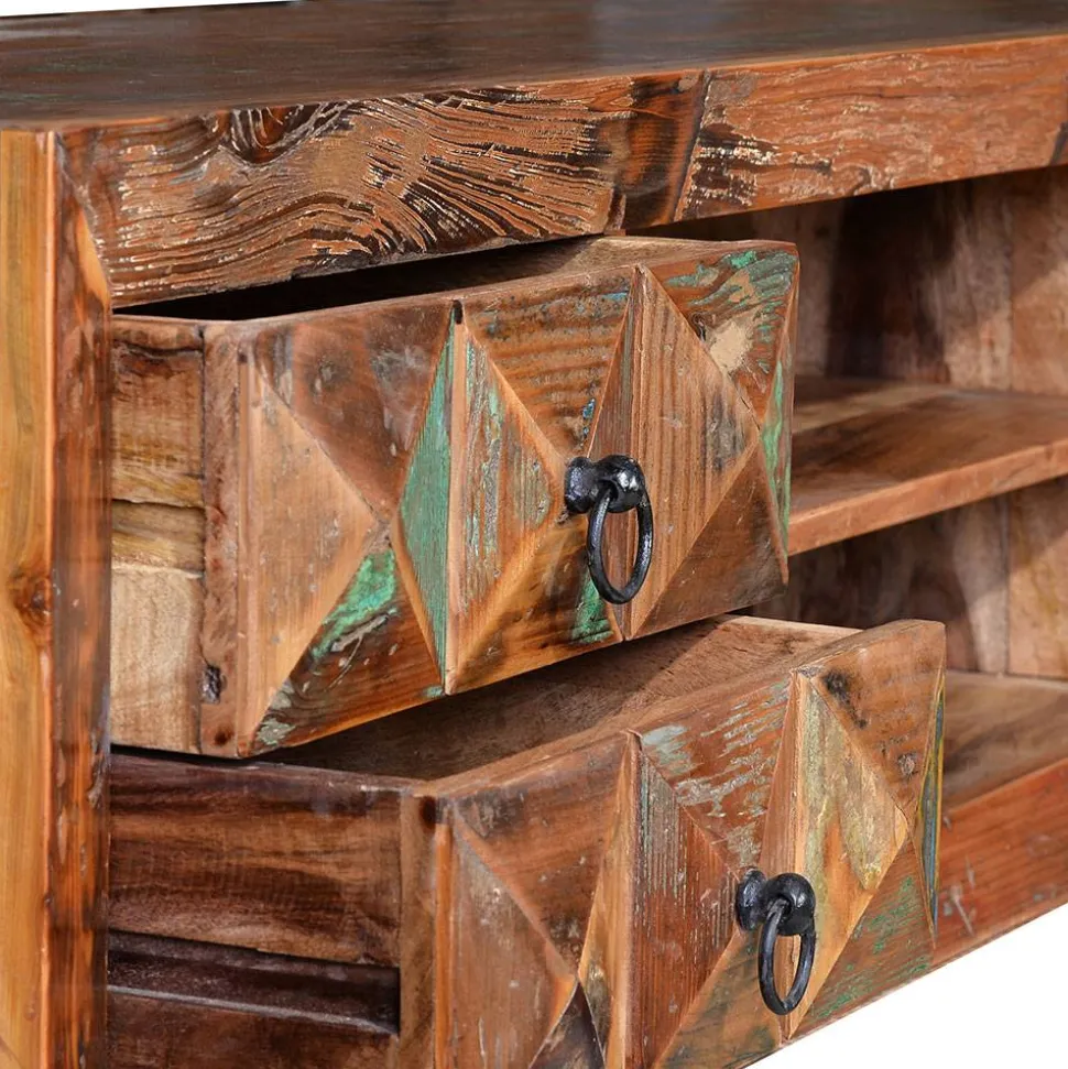 Shabby Design TV Board aus Recyclingholz - Zeremonia