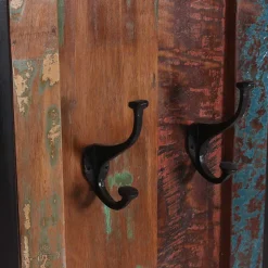 Shabby Garderobenpaneels & Bank - Ensley (dreiteilig)