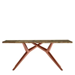 Shabby Tisch aus buntem Recyclingholz - Konrad