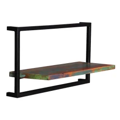 Shabby Wandregale mit Flaschenablage - Jamaica (siebenteilig)