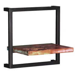 Shabby Wandregale mit Flaschenablage - Jamaica (siebenteilig)