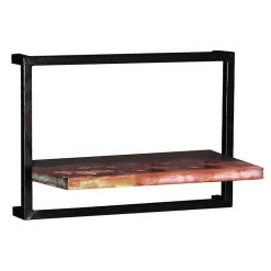 Shabby Wandregale mit Flaschenablage - Jamaica (siebenteilig)