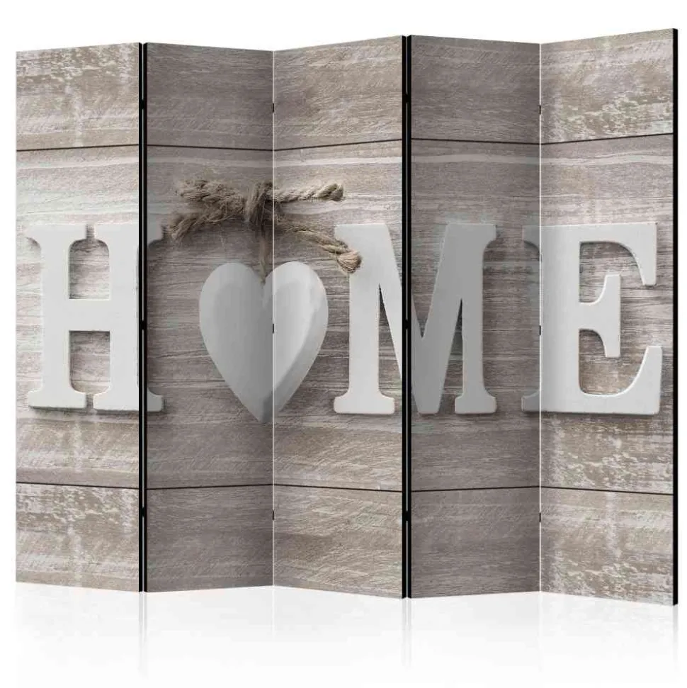 Sichtschutz Paravent Home Schrift - Ucaida