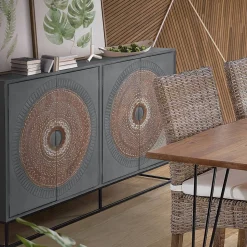 Sideboard - dekorativ mit Mandalas - Mesusco