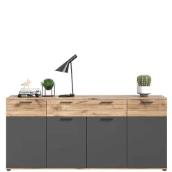 Sideboard & zwei Vitrinenschränke Set - Lucios (dreiteilig)