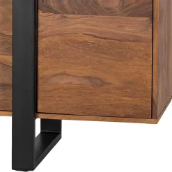 Sideboard aus Palisanderholz und Metall - Uniaka