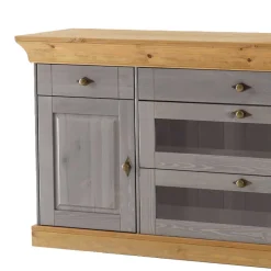 Sideboard Cempino in Grau Kiefer teilmassiv