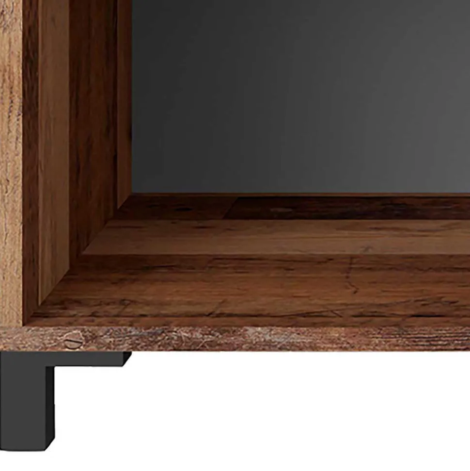 Sideboard in Altholz Optik & Anthrazit - Bosco