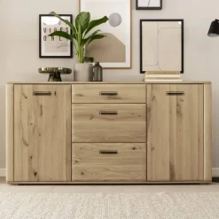 Sideboard in Asteiche Hell - Jevedaz