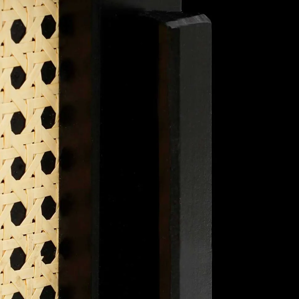 Sideboard in Dunkelbraun mit Wiener Geflecht - Santiana