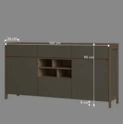 Sideboard in Eukalyptus und Eiche Optik - Promo