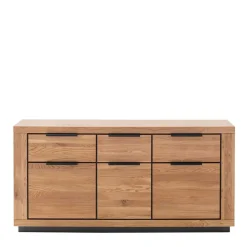 Sideboard in Wildeiche mit Schwarz - Vlacoma