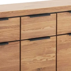 Sideboard in Wildeiche mit Schwarz - Vlacoma