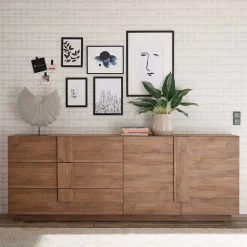 Sideboard mit 3 Schubladen & 2 Türen - Basento I
