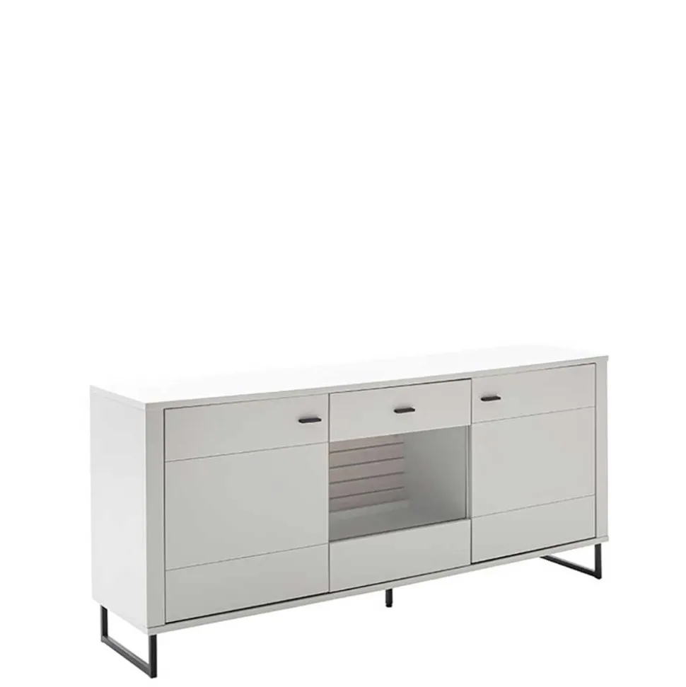 Sideboard mit Glaseinsatz modern - Varzino
