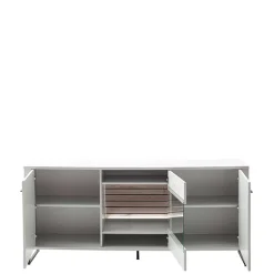 Sideboard mit Glaseinsatz modern - Varzino