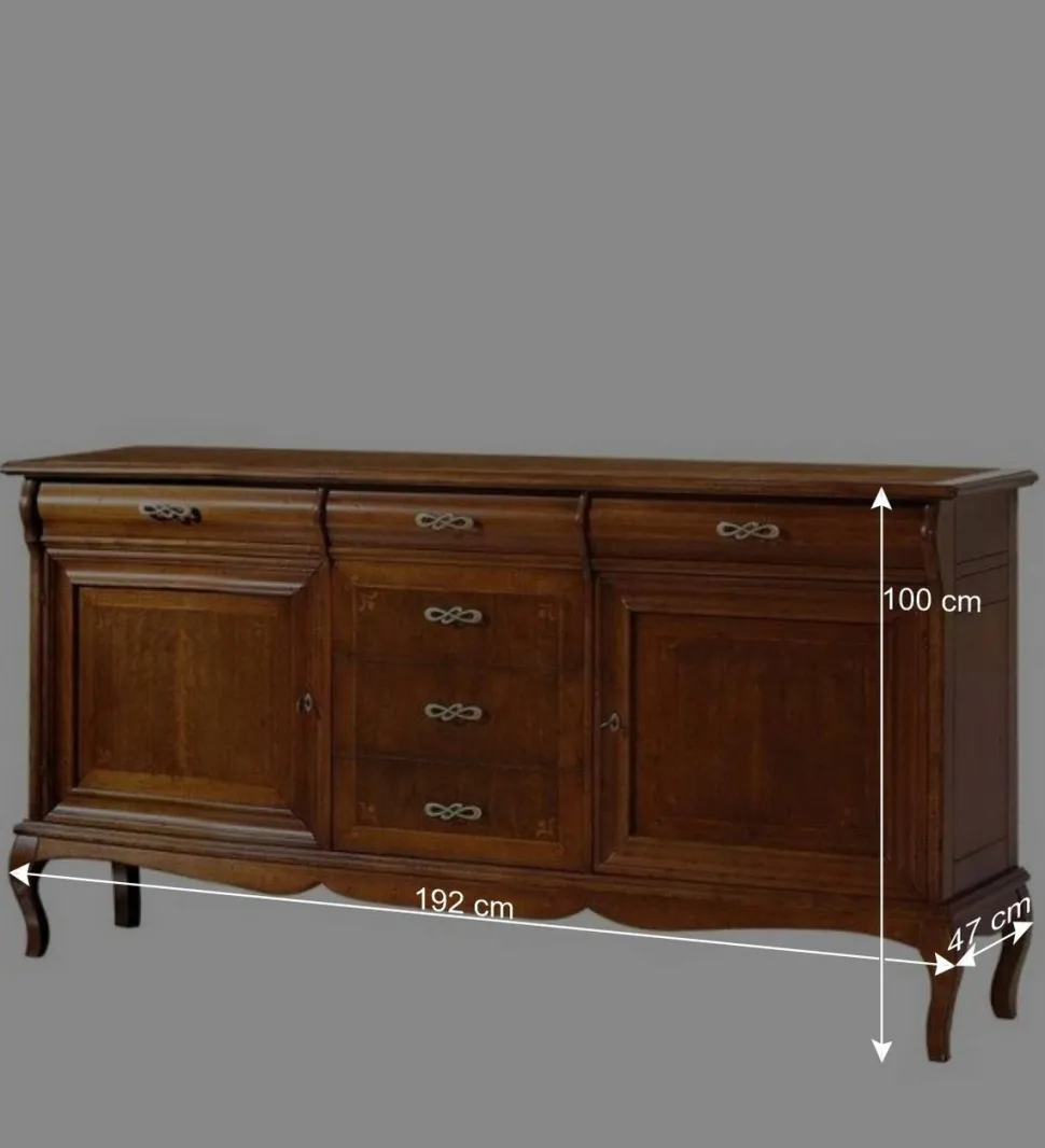 Sideboard mit sechs Schubladen & zwei Türen - Motiz