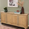 Sideboard mit vier Türen aus Kiefer massiv - Noellisa