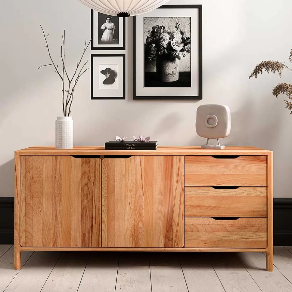 Sideboard mit zwei Türen und drei Schubladen - Lana