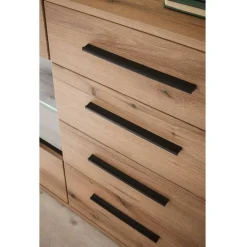 Sideboard Vitrine in Eiche Dekor - Brocus