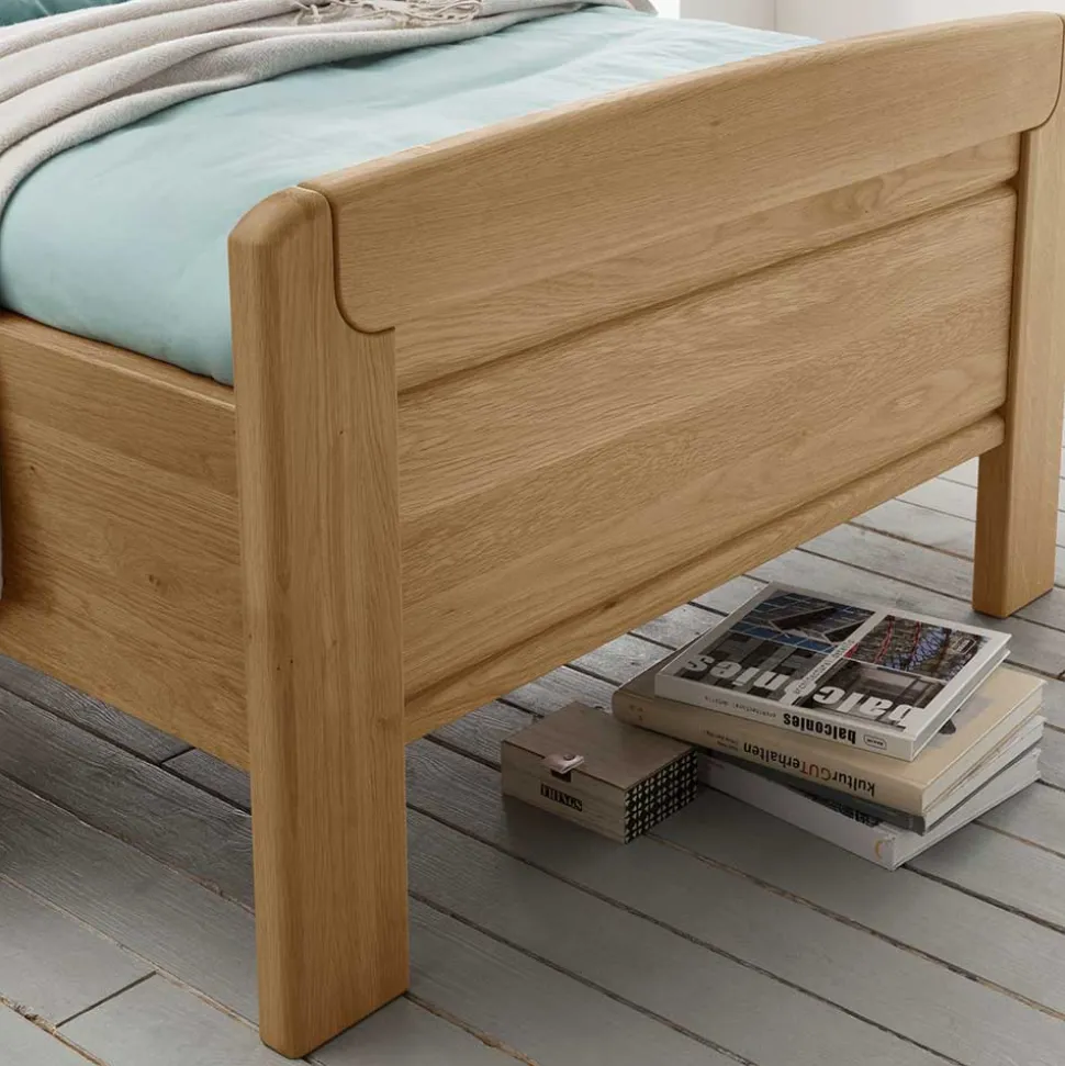 Singlebett & Nachtkommode Kombi Set - Emdsiva (zweiteilig)