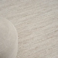 Sisaloptik Teppich mit Fransen an den kurzen Seiten - More