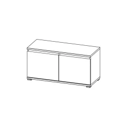 Sitzbank für Schuhe Curelino in Buche Dekor