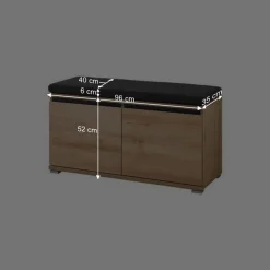 Sitzbank für Schuhe Curelino in Buche Dekor